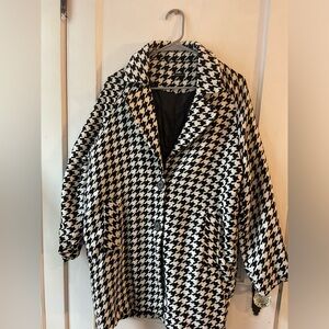 Brandy Melville Houndstooth Coat